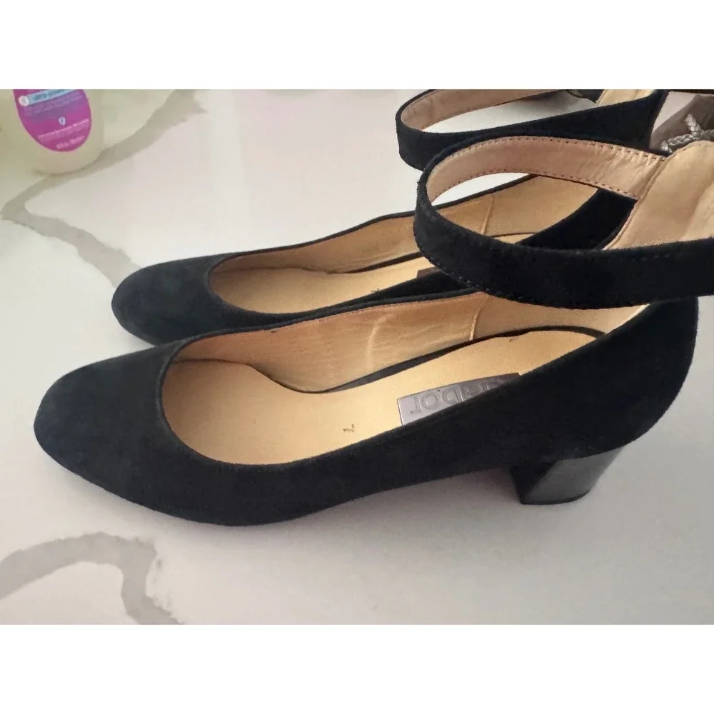 Gabor black suede